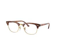 Ray - Ban Unisex Ray - Ban RX5154 CLUBMASTER 8375 Monturas ópticas Acetato Tortuga Transparente Cuadrada Normal