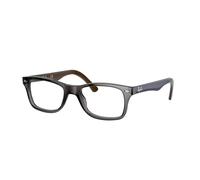 Ray - Ban Unisex Ray - Ban RX5228 5546 Monturas ópticas Acetato Gris Transparente Cuadrada Normal