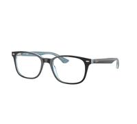Ray - Ban Unisex Ray - Ban RX5375 5883 Monturas ópticas Acetato Marrón Transparente Cuadrada Normal