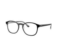 Ray - Ban Unisex Ray - Ban RX5417 2034 Monturas ópticas Acetato Negro Transparente Pantos Normal