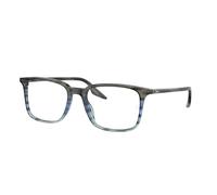 Ray - Ban Unisex Ray - Ban RX5421 8254 Monturas ópticas Acetato Azul Transparente Cuadrada Normal
