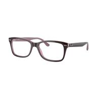 Ray - Ban Unisex Ray - Ban RX5428 2126 Monturas ópticas Acetato Marrón Transparente Cuadrada Normal