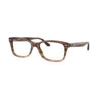 Ray - Ban Unisex Ray - Ban RX5428 8255 Monturas ópticas Acetato Marrón Transparente Cuadrada Normal