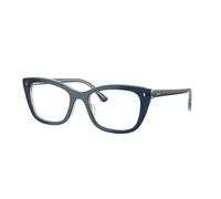 Ray - Ban Unisex Ray - Ban RX5433 8324 Monturas ópticas Acetato Azul Transparente Pillow Normal