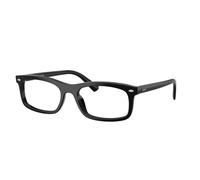 Ray - Ban Unisex Ray - Ban RX5450 2000 Monturas ópticas Acetato Negro Transparente Cuadrada Normal