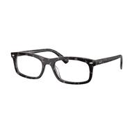 Ray - Ban Unisex Ray - Ban RX5450 8483 Monturas ópticas Acetato Tortuga Transparente Cuadrada Normal