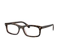 Ray - Ban Unisex Ray - Ban RX5450 8484 Monturas ópticas Acetato Tortuga Transparente Cuadrada Normal