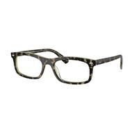 Ray - Ban Unisex Ray - Ban RX5450 8485 Monturas ópticas Acetato Marrón Transparente Cuadrada Normal