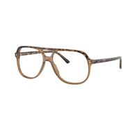 Ray - Ban Unisex Ray - Ban RX5698 8109 Monturas ópticas Acetato Marrón Transparente Cuadrada Normal