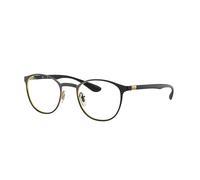 Ray - Ban Unisex Ray - Ban RX6355 2994 Monturas ópticas Metal Negro Transparente Pantos Normal