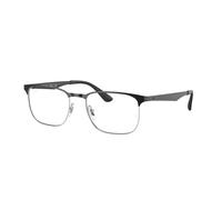 Ray - Ban Unisex Ray - Ban RX6363 2861 Monturas ópticas Metal Negro Transparente Cuadrada Normal