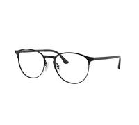 Ray - Ban Unisex Ray - Ban RX6375 2944 Monturas ópticas Metal Negro Transparente Pantos Normal