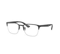 Ray - Ban Unisex Ray - Ban RX6428 2995 Monturas ópticas Metal Negro Transparente Cuadrada Normal