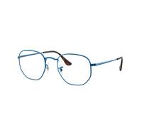 Ray - Ban Unisex Ray - Ban RX6448 HEXAGONAL 2520 Monturas ópticas Metal Azul Transparente Geométrico Normal