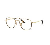Ray - Ban Unisex Ray - Ban RX6448 HEXAGONAL 2945 Monturas ópticas Metal Tortuga Transparente Geométrico Normal