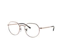Ray - Ban Unisex Ray - Ban RX6465 JACK 2943 Monturas ópticas Metal Bronce Transparente Geométrico Normal