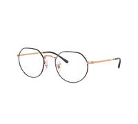 Ray - Ban Unisex Ray - Ban RX6465 JACK 3176 Monturas ópticas Metal la Habana Transparente Geométrico Normal