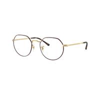 Ray - Ban Unisex Ray - Ban RX6465 JACK 3188 Monturas ópticas Metal la Habana Transparente Geométrico Normal