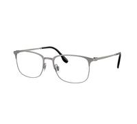Ray - Ban Unisex Ray - Ban RX6494 3135 Monturas ópticas Metal Gris Transparente Pillow Normal