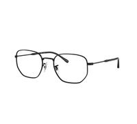 Ray - Ban Unisex Ray - Ban RX6496 2509 Monturas ópticas Metal Negro Transparente Geométrico Normal