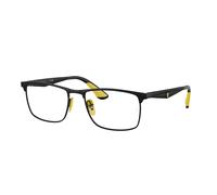 Ray - Ban Unisex Ray - Ban RX6516M F091 Monturas ópticas Metal Negro Transparente Cuadrada Normal