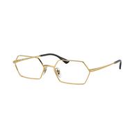 Ray - Ban Unisex Ray - Ban RX6528 YEVI 2500 Monturas ópticas Metal Oro Transparente Geométrico Normal