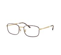 Ray - Ban Unisex Ray - Ban RX6533 3177 Monturas ópticas Metal Marrón Transparente Pillow Normal