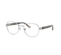 Ray - Ban Unisex Ray - Ban RX6543 2501 Monturas ópticas Metal Plata Transparente Cuadrada Normal