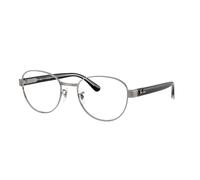 Ray - Ban Unisex Ray - Ban RX6543 2502 Monturas ópticas Metal Gris Transparente Cuadrada Normal