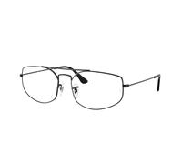 Ray - Ban Unisex Ray - Ban RX6545 EXPLORER 5 2509 Monturas ópticas Metal Negro Transparente Geométrico Normal