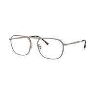 Ray - Ban Unisex Ray - Ban RX6548 2502 Monturas ópticas Metal Gris Transparente Cuadrada Normal