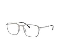 Ray - Ban Unisex Ray - Ban RX6549 2502 Monturas ópticas Metal Gris Transparente Cuadrada Normal