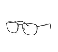 Ray - Ban Unisex Ray - Ban RX6549 2509 Monturas ópticas Metal Negro Transparente Cuadrada Normal