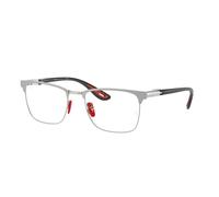 Ray - Ban Unisex Ray - Ban RX6621M F131 Monturas ópticas Metal Plata Transparente Cuadrada Normal