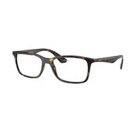 Ray - Ban Unisex Ray - Ban RX7047 2012 Monturas ópticas Inyectado Tortuga Transparente Cuadrada Normal