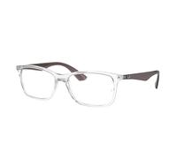 Ray - Ban Unisex Ray - Ban RX7047 5768 Monturas ópticas Inyectado Transparente Transparente Cuadrada Normal