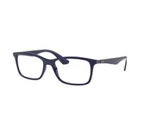 Ray - Ban Unisex Ray - Ban RX7047 8100 Monturas ópticas Inyectado Azul Transparente Cuadrada Normal