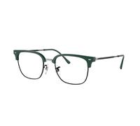 Ray - Ban Unisex Ray - Ban RX7216 NEW CLUBMASTER 8208 Monturas ópticas Acetato Verde Transparente Cuadrada Normal
