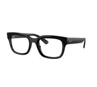 Ray - Ban Unisex RX7217 CHAD 8260 Monturas ópticas Acetato Negro Transparente Cuadrada Normal