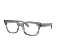 Ray - Ban Unisex Ray - Ban RX7217 CHAD 8263 Monturas ópticas Acetato Gris Transparente Cuadrada Normal
