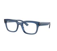 Ray - Ban Unisex Ray - Ban RX7217 CHAD 8266 Monturas ópticas Acetato Azul Transparente Cuadrada Normal