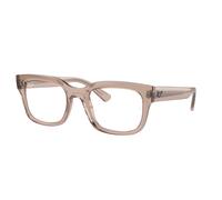 Ray - Ban Unisex Ray - Ban RX7217 CHAD 8317 Monturas ópticas Acetato Marrón Transparente Cuadrada Normal