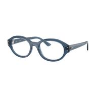 Ray - Ban Unisex Ray - Ban RX7257 SHILO 8434 Monturas ópticas Inyectado Azul Transparente Redonda Normal