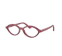 Ray - Ban Unisex Ray - Ban RX7265 8492 Monturas ópticas Inyectado Violeta Transparente Geométrico Normal