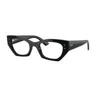 Ray - Ban Unisex Ray - Ban RX7330 ZENA 8260 Monturas ópticas Inyectado Negro Transparente Geométrico Normal