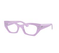 Ray - Ban Unisex Ray - Ban RX7330 ZENA 8346 Monturas ópticas Inyectado Violeta Transparente Geométrico Normal