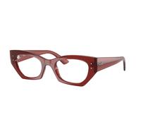 Ray - Ban Unisex Ray - Ban RX7330 ZENA 8436 Monturas ópticas Inyectado Marrón Transparente Geométrico Normal