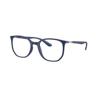 Ray - Ban Unisex Ray - Ban RX7397 5207 Monturas ópticas Ojeada Azul Transparente Geométrico Normal