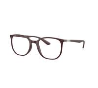 Ray - Ban Unisex Ray - Ban RX7397 8088 Monturas ópticas Ojeada Violeta Transparente Geométrico Normal