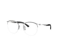 Ray - Ban Unisex Ray - Ban RX7553 3214 Monturas ópticas Metal Gris Transparente Redonda Normal